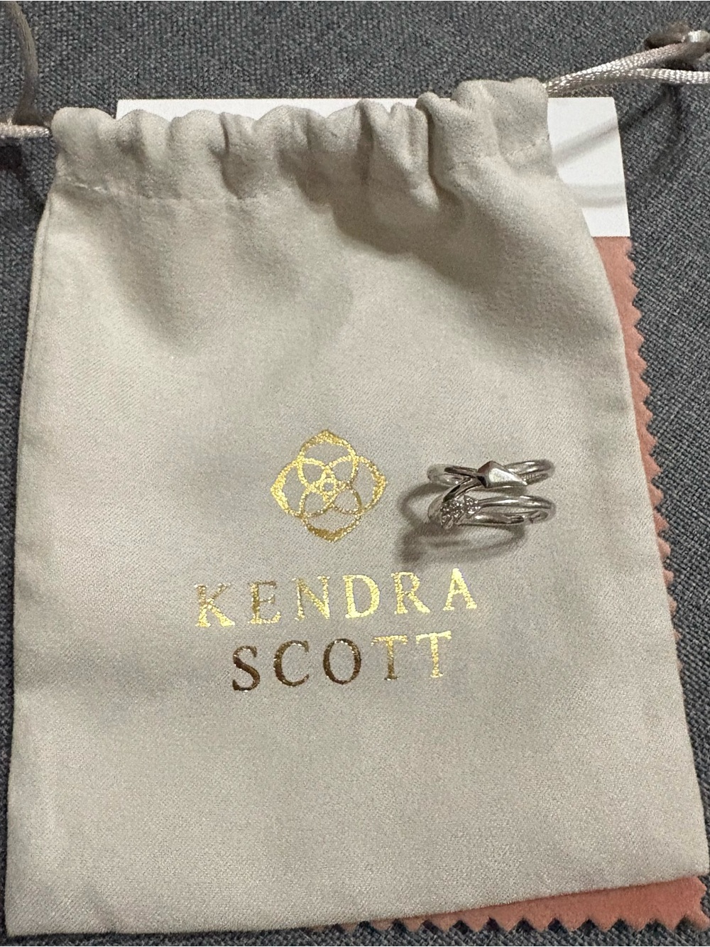 Kendra Scott Silver Arrow Wrap Ring